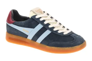 Gola CLB762EE Cyclone Women's Sneaker dunkelblau/hellblau - Velourleder/Suede...