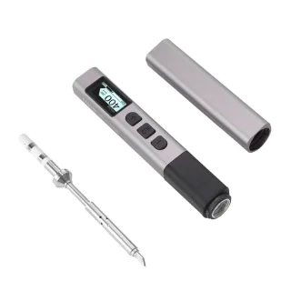 PTS201 Intelligent Soldering Iron Type-C Fast Charging 18-100W OLED Display 30°C-450°C Adjustable Temperature Portable L