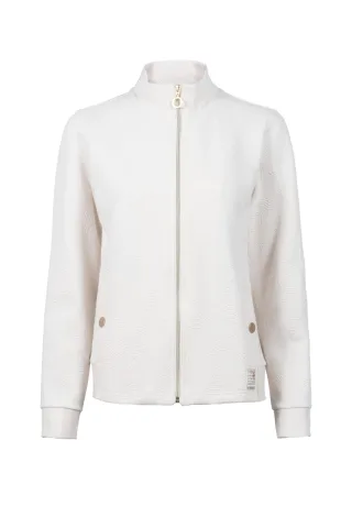 squesto - Sweatjacke oat beige - Gr. - 38