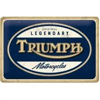 Nostalgic-Art Metallschild Blechschild 20 x 30cm - Triumph - Legendary Motorcycles