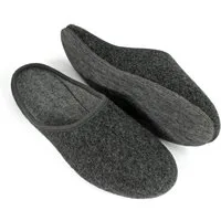 Pantoffelmann Filz Pantoffel Herren Damen Hauspantoffel Filzpantoffel Hausschuhe Pantoffel (1 Paar) Filzpantoffeln, Gästepantoffel besonders leicht