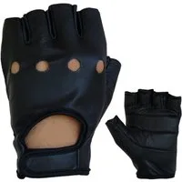 PROANTI Motorradhandschuhe PROANTI fingerlose Chopper Auto Motorrad taktische Lederhandschuhe