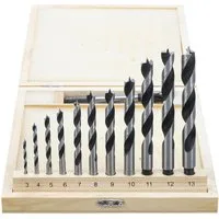BGS technic Holzbohrer BGS Holzbohrer- / Zentrumbohrer-Sat, 14-tlg.