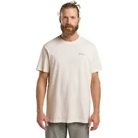 Jack Wolfskin T-Shirt ESSENTIAL T M Kurzarm-Design, mit Rundhalsausschnitt, aus Baumwolle