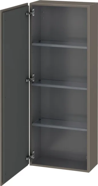 Duravit L-Cube Halbhochschrank Flanell Grau Seidenmatt 500x243x1320 mm - LC1169L9090 LC1169L9090