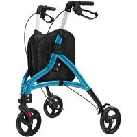 COSTWAY Rollator, Leicht und faltbar, mit großen Rädern, bis 150 kg