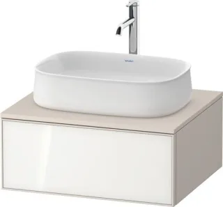 Duravit Zencha Konsolenwaschtischunterbau wandhängend Weiß & Taupe n/a & Supermatt 650x550x281 mm - ZE4810064830000