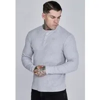 Siksilk T-Shirt SikSilk Herren Henley T-Shirt