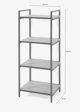 bonprix Bambus Regal, beige, Gr.98x40 cm, Natürliches Bambus-Regal