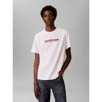 Calvin Klein T-Shirt Regular Fit, Rundhalsausschnitt, Logodruck