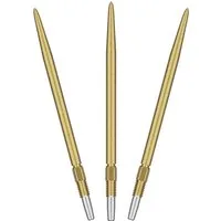 TARGET DARTS Dartpfeil 2 Set / 6 Stück Swiss Point SLK Luke Littler Dartspitzen 42MM - Gold