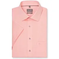 OLYMP Kurzarmhemd Luxor Businesshemd, comfort fit, New Kentkragen