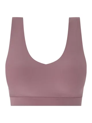 Chantelle Lingerie - Softstretch Bustier mit Soft Cups (V-Ausschnitt) Rose Des Bois - Gr. - 2XL