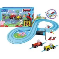 Carrera® Autorennbahn Carrera Peppa Pig Kids GranPrix Rennbahn für Kinder ab 3 Jahren