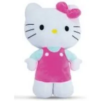 Teddys Rothenburg Kuscheltier Hello Kitty 25 cm weiß/pink stehend Plüschkatze Stofftier