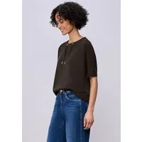 STREET ONE T-Shirt mit U-Boot-Ausschnitt