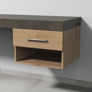 Sanipa Anbau-/Solitärschrank 2morrow (G2352) 340x500x520 Eiche-Natural-Touch, G235285 G235285
