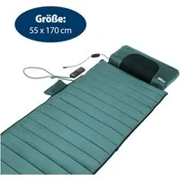 Genius Massageliege eZwell Massagematte Massageauflage 55 x 170 cm 3-tlg. (Ganzkörpermassage), Wärmefunktion, Vibrationsmassagematte mit Fernbedienung