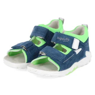 Superfit Miniletten FLOW  Blau - Gr. 19 -  Leder und Textil