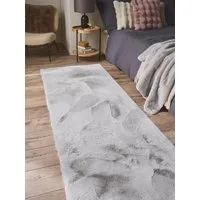 benuta Fellteppich Dave, rechteckig, Höhe: 21 mm, Teppich Wohnzimmer, Schlafzimmer, Esszimmer, Flur, Kunstfaser, Cozy