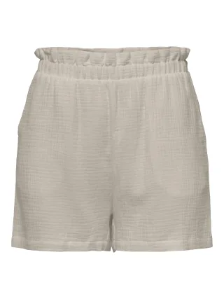 JDY - JDYTHEIS LIFE MW SHORTS WVN DIA Silver Lining - Gr. - XL