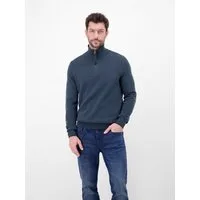 LERROS Sweatshirt Troyer in Strukturqualität Herrensweatshirt aus 100% Baumwolle & Troyer-Kragen mit Reißverschluss