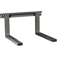 RICOO Mikrowellen-Wandhalterung Verstellbarer Wandhalter für Mikrowellen (2 Stück) WM0108, (Universal-Halterung für Mikrowelle, 1-tlg., 30 kg Belastbarkeit, Wandabstand min. 385 auf 535 mm, Mikrowellenhalter Mikrowellenregal universal Wand Regal Mikr