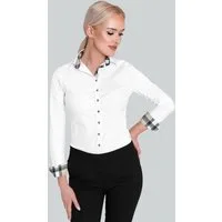 HEVENTON Hemdbluse aus reiner Baumwolle