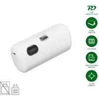 4smarts 4smarts Powerbank PicoFold 5000mAh 22.5W, weiß Induktions-Ladegerät