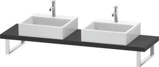 Duravit L-Cube Konsole Graphit Supermatt 800x480x45 mm - LC101C08080 LC101C08080