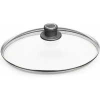 WOLL Topfdeckel Woll Glasdeckel rund 32 cm transparent bruchfest spülmaschinenfest, (Sicherheitsglasdeckel), Bruchfest
