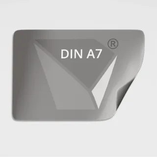 Aufkleber DIN A7