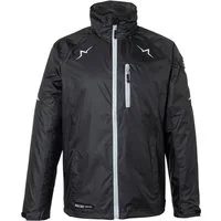 Kübler Arbeitsjacke workwear Regenjacke Pulse schwarz leicht und anpassbar mit Kapuze