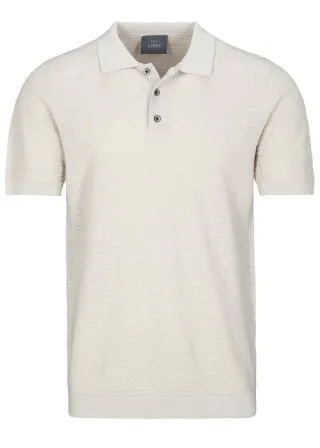 COMMANDER Finest Clothing - Polo-Pullover, 1/2 Arm stone - Gr. - S