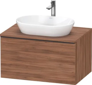 Duravit D-Neo Konsolenwaschtischunterbau wandhängend Nussbaum Matt 800x550x459 mm - DE49470BD790000 DE49470BD790000