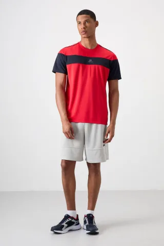 Herren Unifarbene Sweatshorts