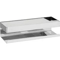 WENKO Badregal Turbo-Loc® Genova, Wandregal aus hochwertigem Edelstahl, Befestigen ohne Bohren