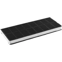 Trade-Shop Aktivkohlefilter passend für Neff D4644X0 D4644X0FF D4644X0GB D4654X0 DAM25 DAM40, Zubehör für BSH-Gruppe 296178 00352953 00460028 - Ersatz für Dunstabzugshauben, Länge: ca. 425mm / Breite: ca. 170mm / Höhe: ca. 30mm