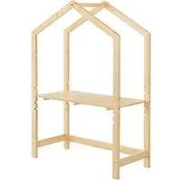 en.casa Kinderschreibtisch, »Suså« höhenverstellbar in 4 Stufen 110 x 50 x 160 cm Kiefernolz