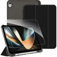 Fintie Tablet-Hülle für iPad 11 Generation 11'' 2025 (A16), iPad 10 Generation 10.9'' 2022, mit Schutzfolie-ultradünne transparente Rückseite Case mit Stifthalter