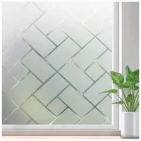 Agger Fensterfolie Dekorative Fensterfolie, halbtransparente Sichtschutzfolie