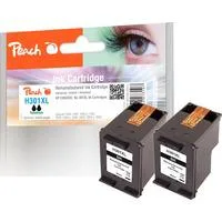 Tinte Doppelpack schwarz PI300-282 kompatibel zu HP 301XL, CH563EE