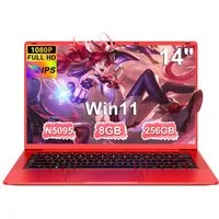 bvate 2026 14-Zoll-Laptop-Computer, 8 GB DDR4, Quad-Core N5095 CPU Notebook Notebook (OTHER, N5095, 8 GB, 256 GB SSD, 180° Drehung/Low Blue Light-Zertifizierung/Deutsche Tastaturaufkleber)