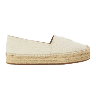 Boss - Espadrillen für Damen, Leder, Flach (Hellbeige)