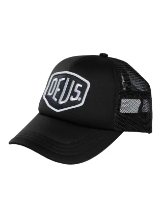 Deus Ex Machina Baylands Trucker Cap, Schwarz