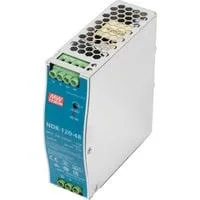 Industrielles Netzteil, 48V DC, 120 Watt silber/blau, zur Hutschienenmontage
