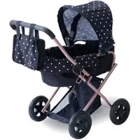 TEAMSON™ KIDS    Puppenwagen Puppenwagen 2-in-1 Klassiker für Kinder, Schwarz