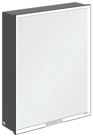Villeroy & Boch Aufputz-Spiegelschrank My View+ B4816L 600x750x168mm mit Beleuchtung B4816L00
