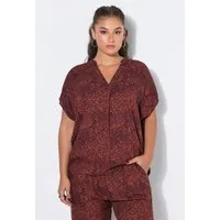 Studio Untold Druckbluse Blusenshirt oversized Croco Print