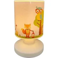 niermann LED Tischleuchte Akku-Tischleuchte Waldtiere, Kinderlampe, LED fest integriert, 1 x LED 1,5W, Kinderzimmer